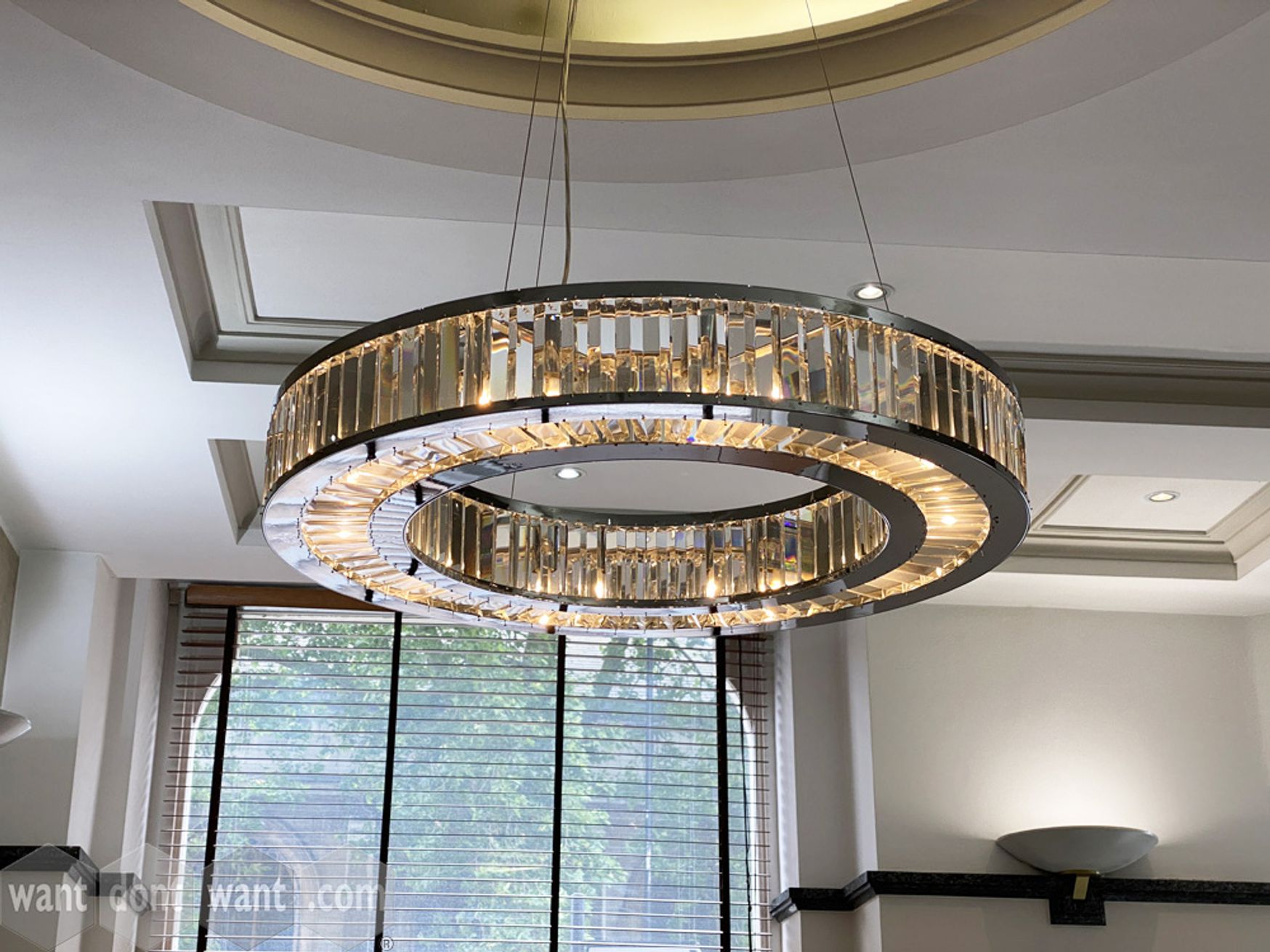 Used stunning circular chandelier