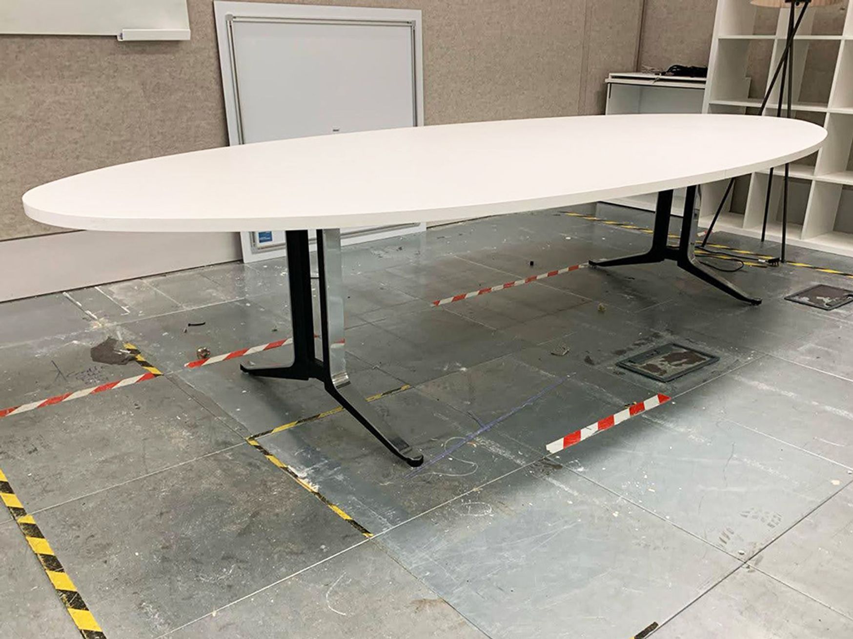 Used 3400mm Oval Boardroom Table