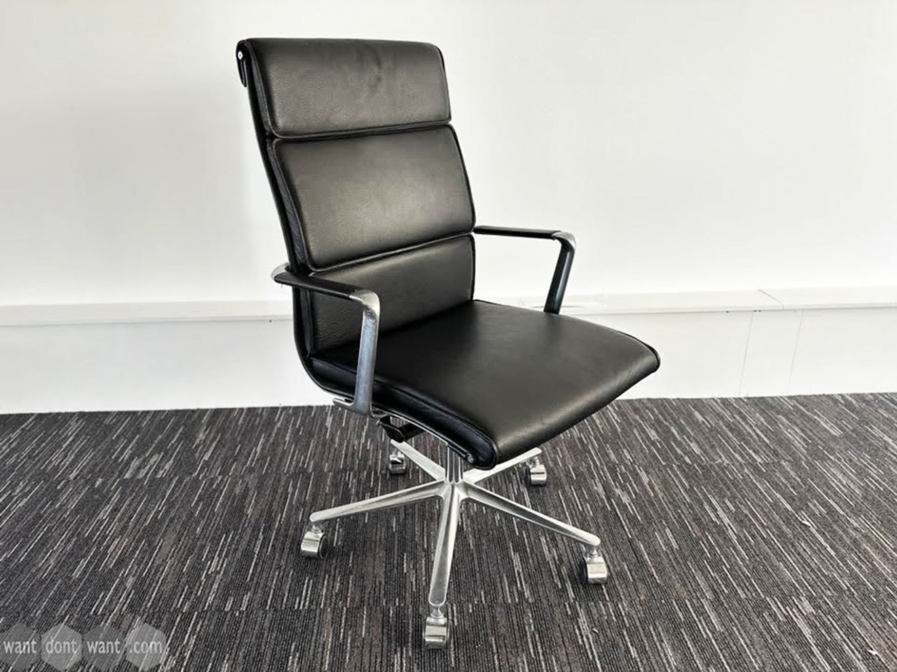 Used ICF Una High Back Leather Boardroom Chairs