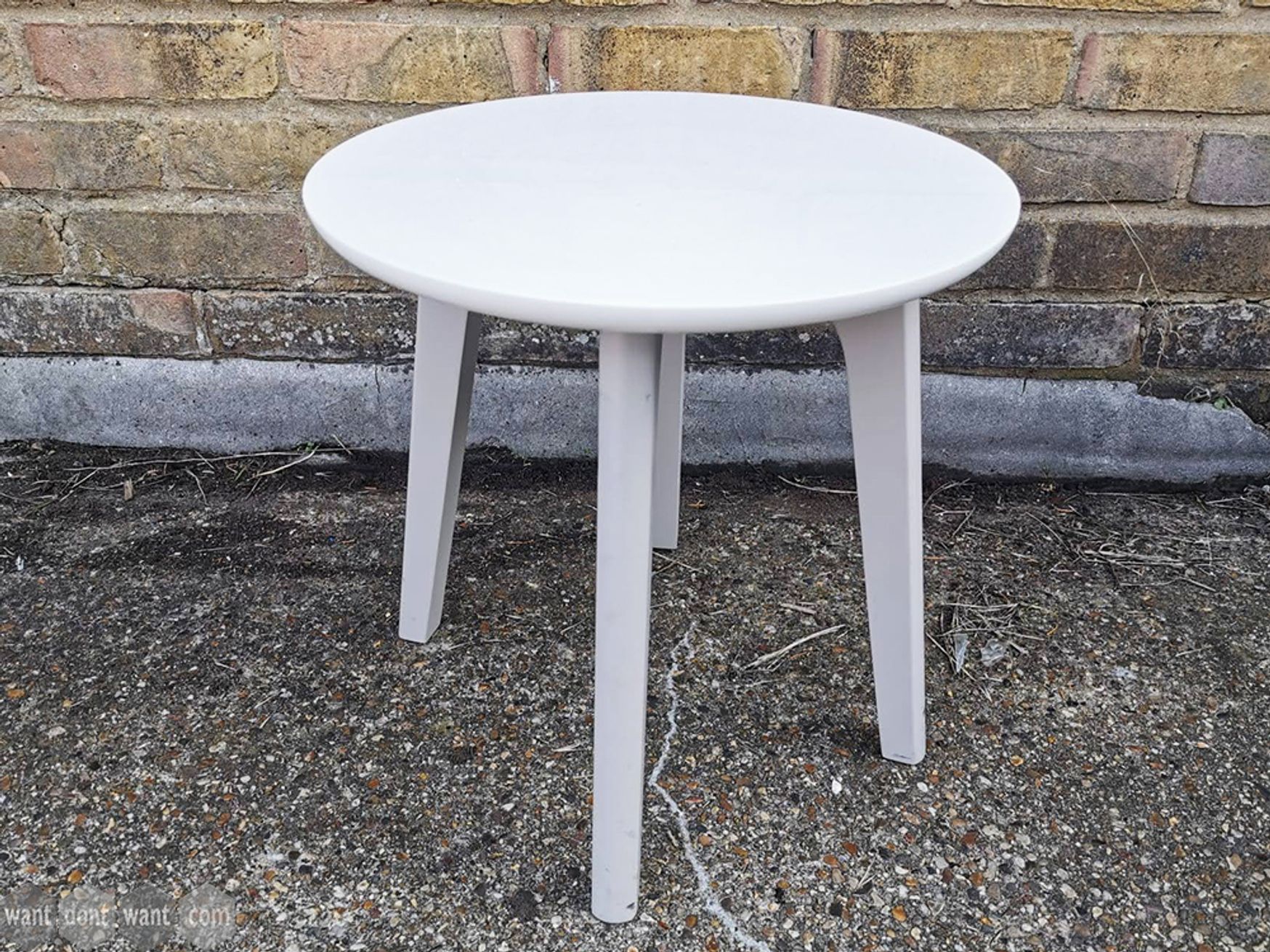 Used Circular Side Table