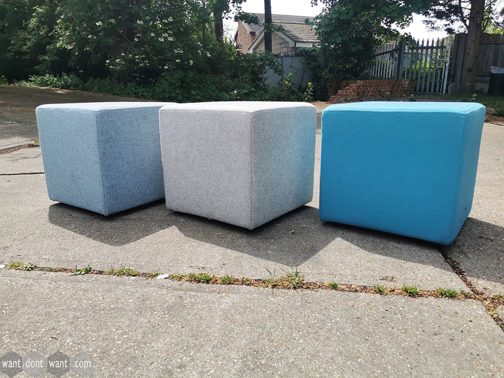 Used Connection Seating 'Cubix' Cube Stools - 3 Colours 