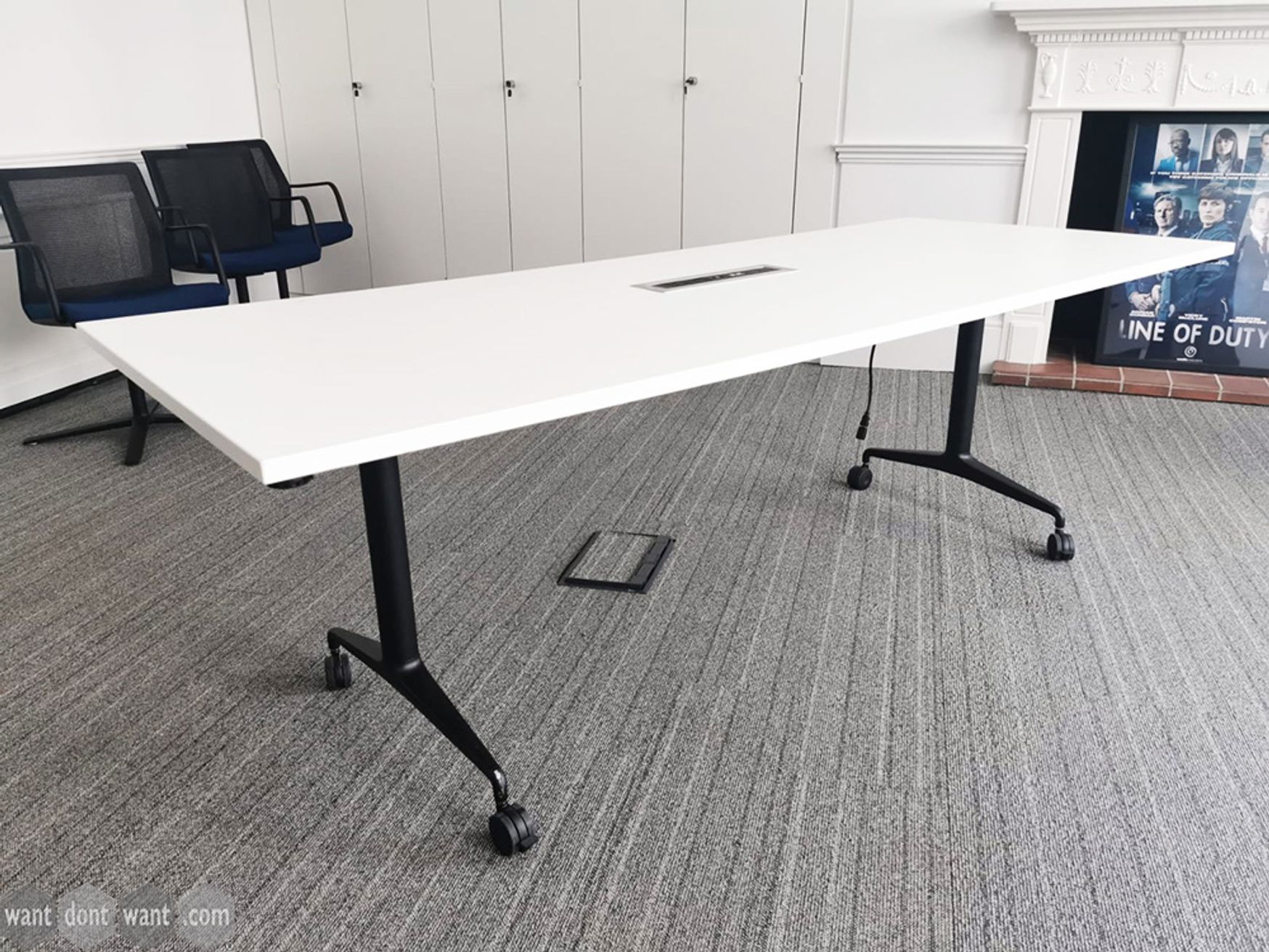Used 2200mm Folding Meeting Table