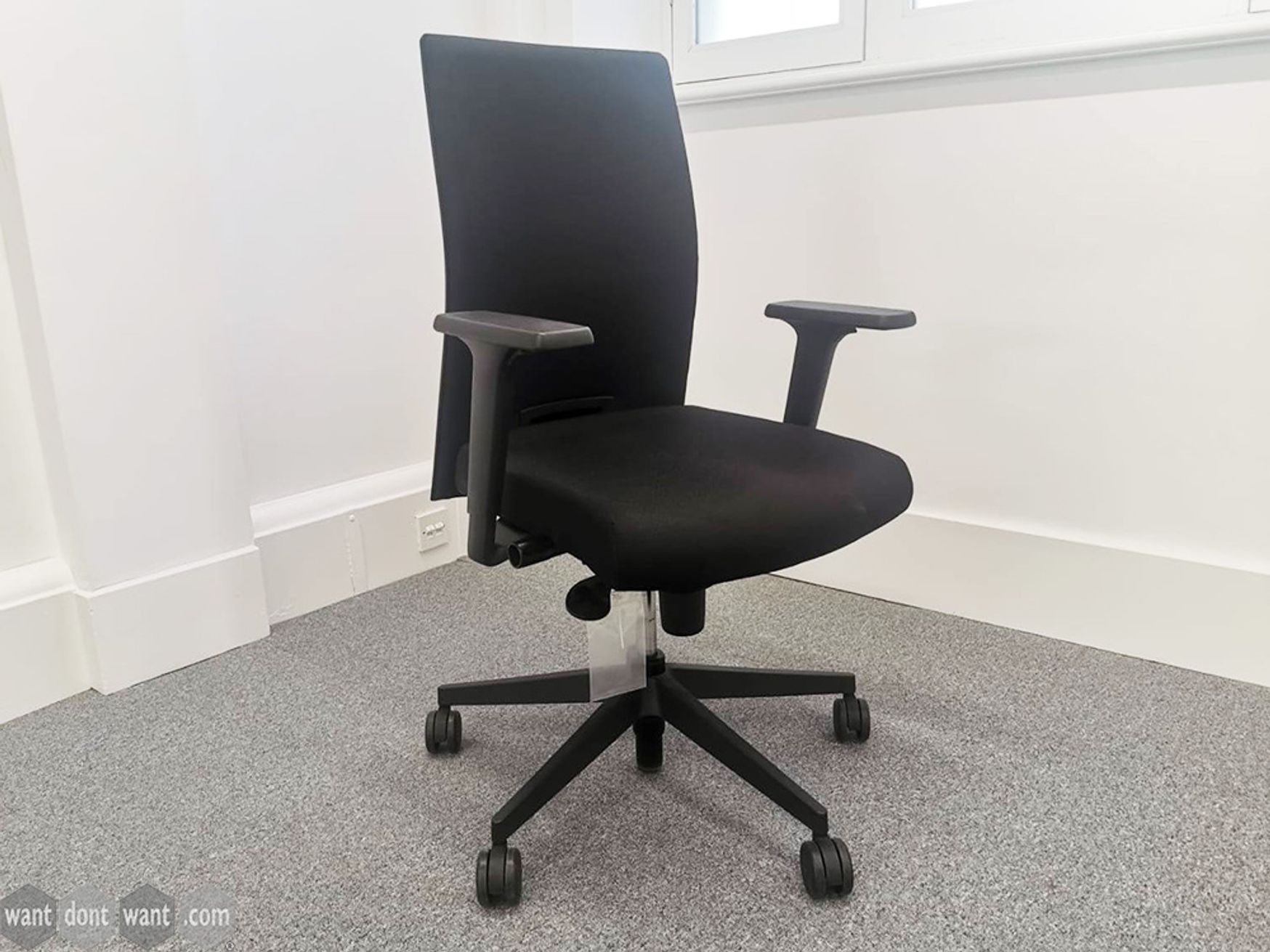 Used Akaba Operator Chairs with Height Adjustable Back