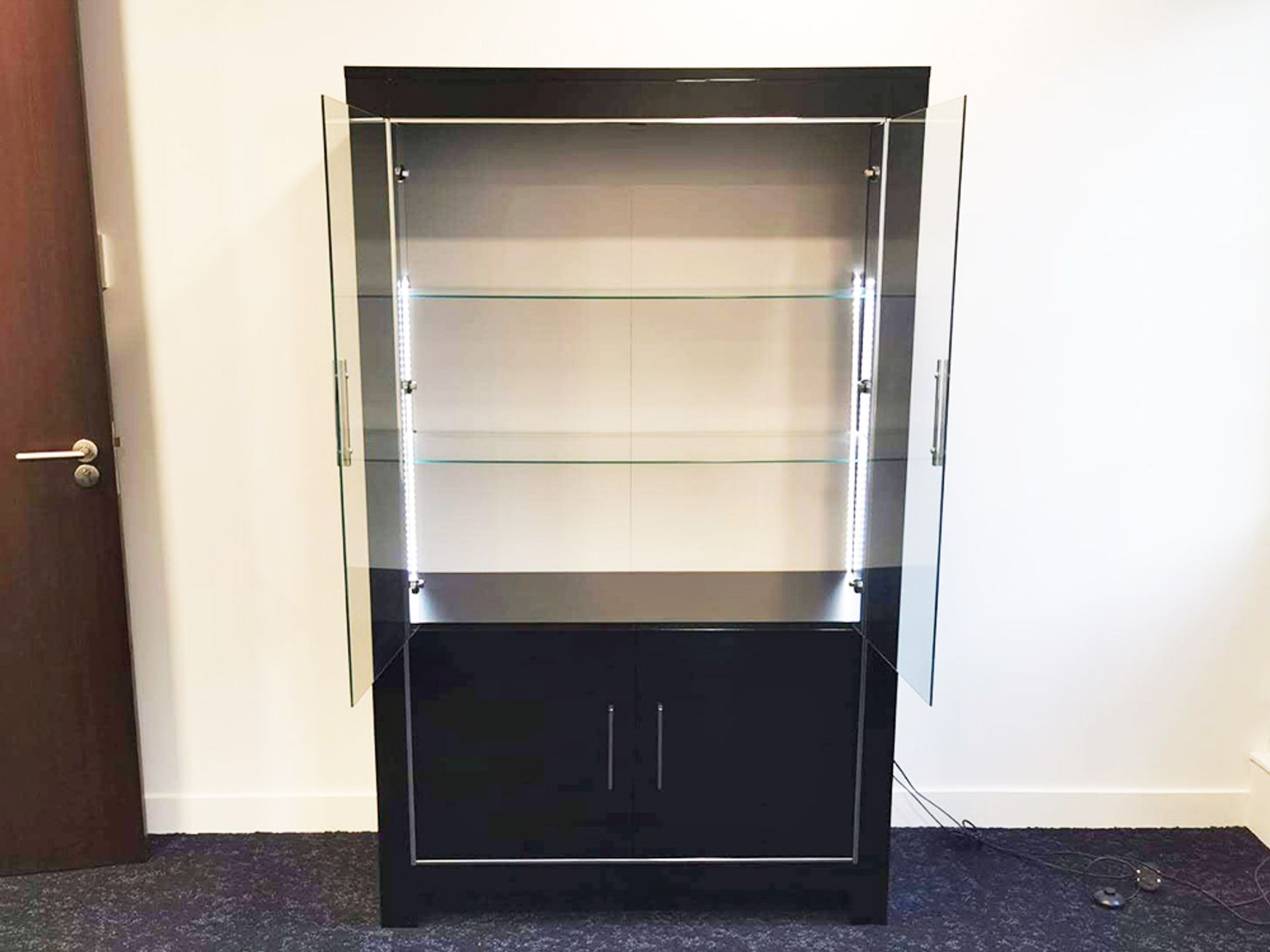 Used Glass Display Cabinet with Lights