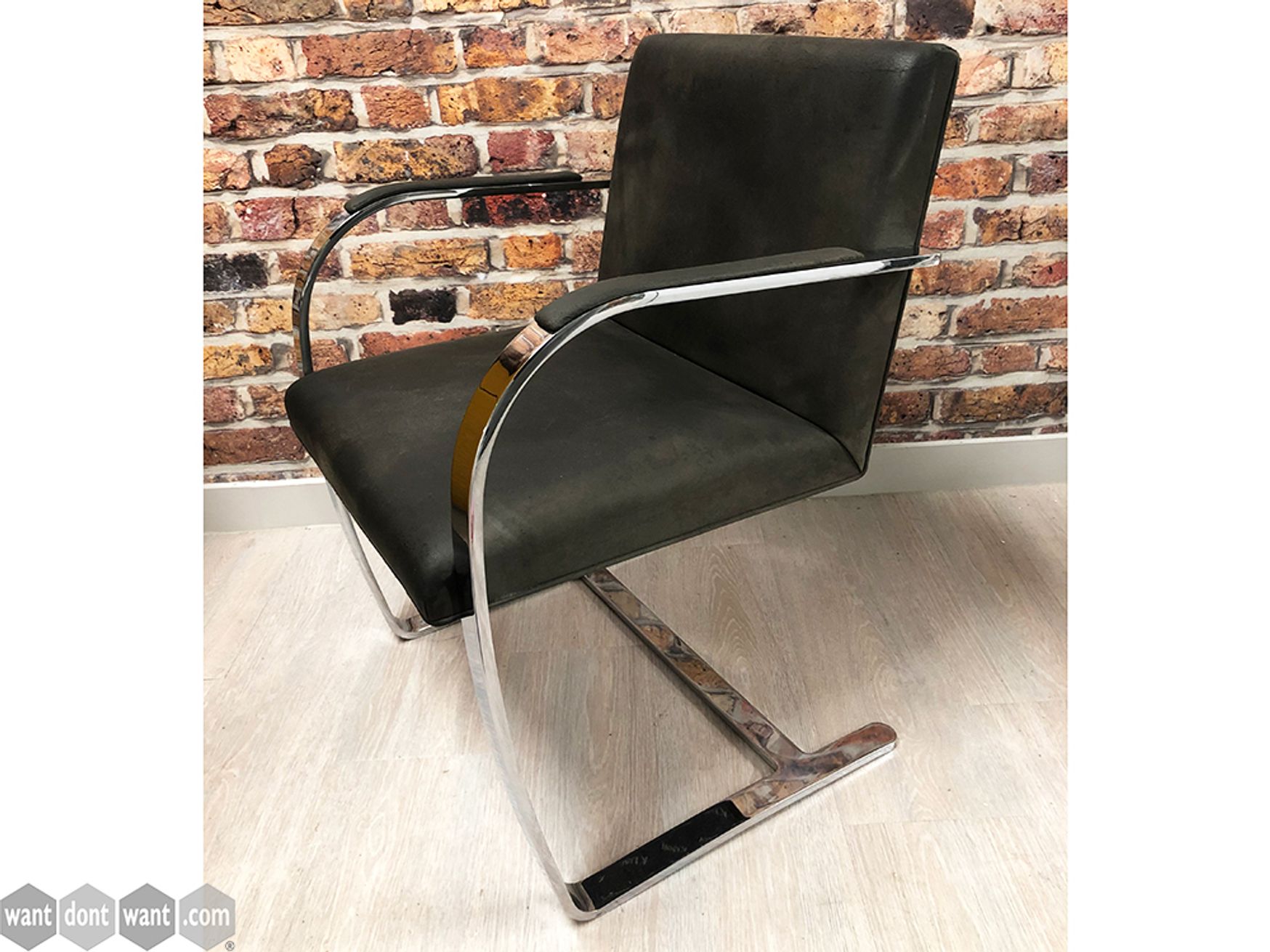 Used Knoll Brno Flat Bar Side Chair - Office Furniture Resources