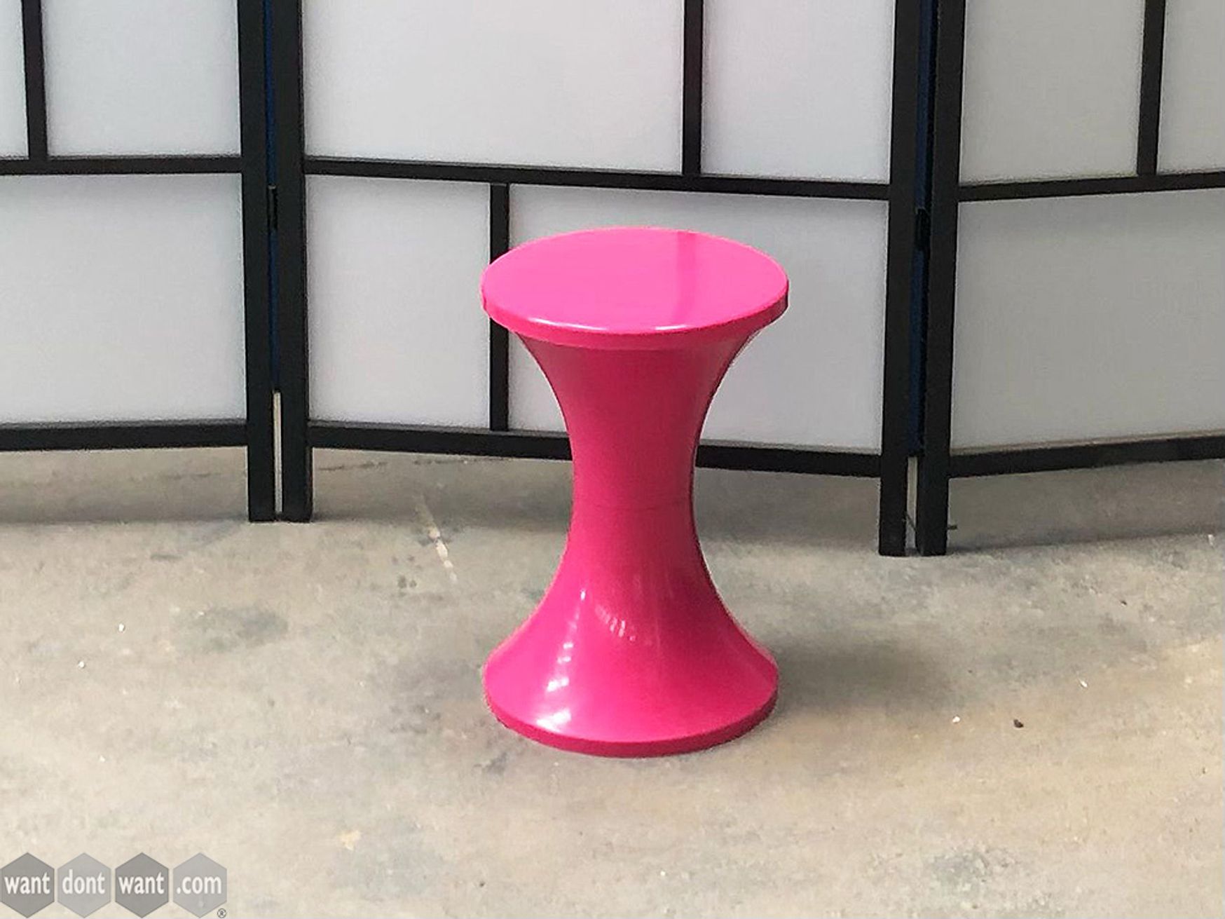 Used Pink Plastic Stools