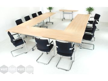 Brand new Flip Top Folding Tables with Casters