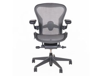 Used Herman Miller Aeron Remastered Chairs in Graphite