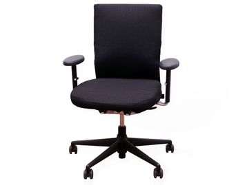 58 x Used Vitra 'Axcess' chairs. Fully adjustable, upholstered in black fabric