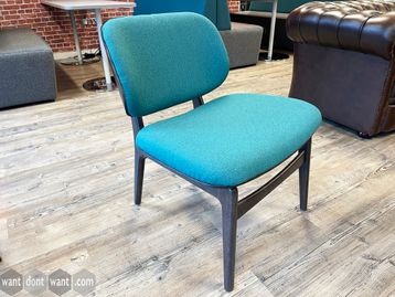 Used Chloe lounge chair in blue 