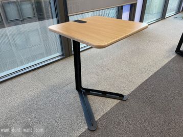 Used 'Fusion' laptop table by Connection with black legs