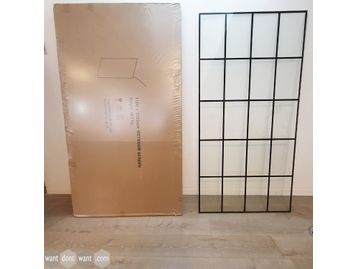 Victoria Plum wet room Crittall style glass panels. Still boxed and never used.