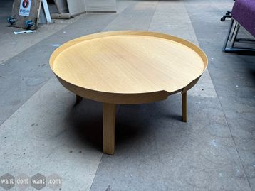 Used 600mm Muuto oak coffee table