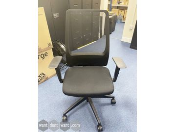 Used black 'Task' operator chairs