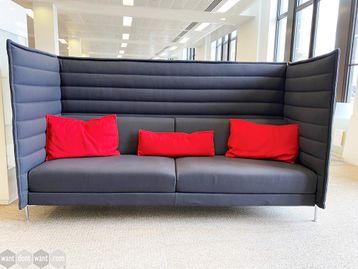 3 x Superb used Vitra 'Alcove' sofas in excellent condition.