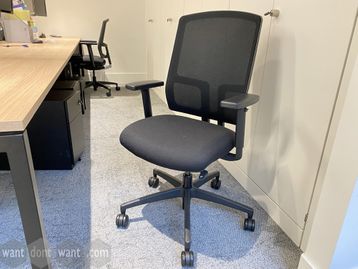 Used Boss Design 'Felix' Operator Chairs with Black Seats