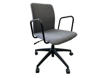 Used Boss Design 'Arran' Chairs upholstered in grey fabric