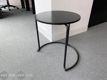 Used 'Artek' side tables in black finish