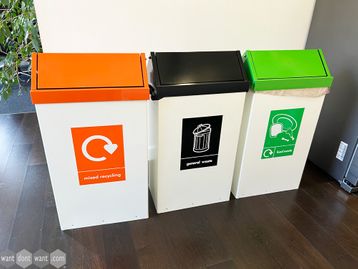 Used recycling bins - price is total for 3 bins shown