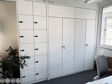 Used combination storage and locker unit