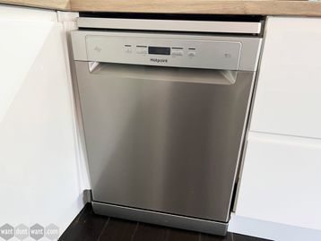 Used Hotpoint Dishwasher with stainless steel carcass.
