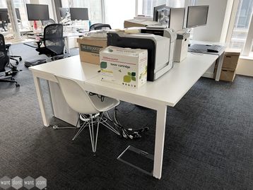 Used Task Systems 'Team' 4-person bench desk
