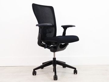 Used Haworth Zody Mesh Operator chairs in Black