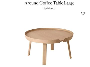 New never used Muuto 'Around' Coffee Tables