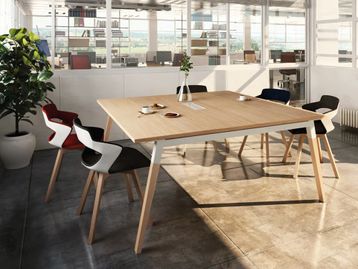 Brand New Boardroom Meeting Tables with Solid Wood Legs