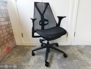 Used Herman Miller 'Sayl' Operator Chairs in Black