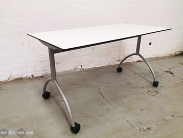 Used 1400mm Herman Miller Flip Top Folding Tables