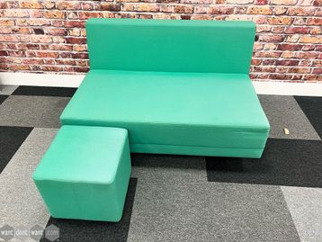 Used Sixteen3 Sofa with Matching Footstool
