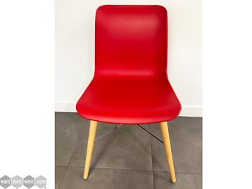 Used Connection Seating 'Laurel' Red Polypropylene Chairs