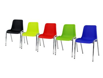 Brand New Stacking Polyprop Chairs Available in 5 Colours