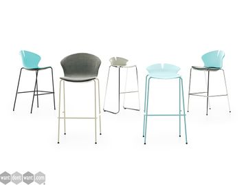 Brand new high stools with choice of colour shell & frame
