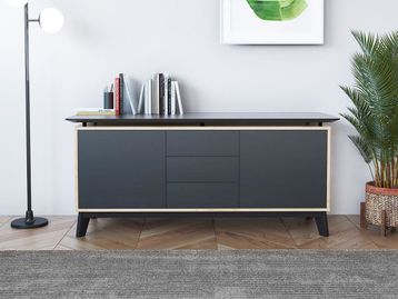 Brand New Executive Credenza with Floating Top