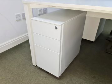 Used Slim White Pedestals Available with or without Cushions - Various Colours