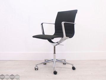 Used ICF 'Una' Height Adjustable Fabric Chairs on Castors