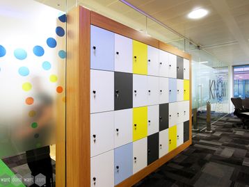Brand New Bespoke Storagewall & Lockers Made For Your Space