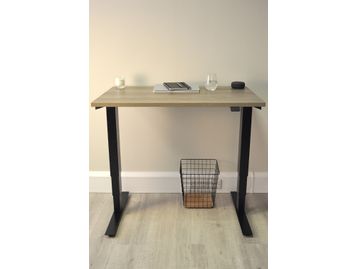 <b>'NEW'</b> Electric Height-Adjustable 'Mini' desks with black legs.