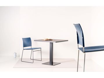 Highly sustainable, multifunctional chairs made from at least 85% recycled Bluewrap.