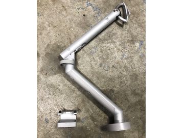 Used CBS 'Flo' Silver Monitor Arms with Clamp & VESA Plate
