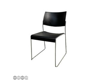 Used Brunner Black 'Lino' stacking chair.