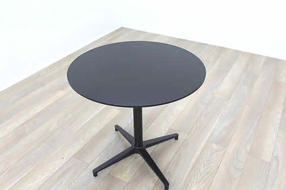 Round black 2024 office table